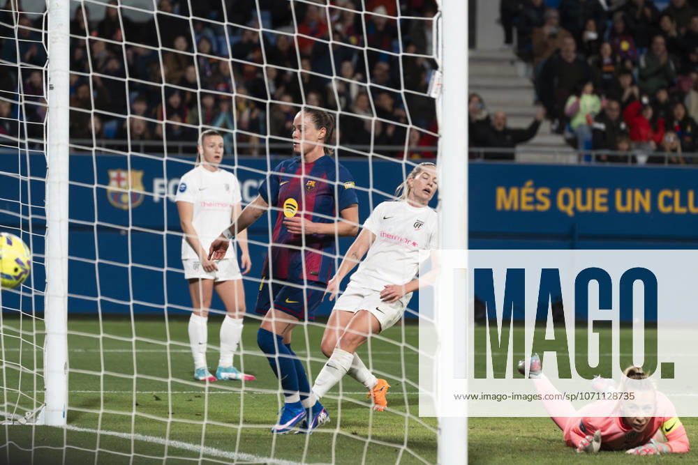 FC Barcelona, Barca Femeni v Madrid CFF - Liga F Moeve Ewa Pajor scores a goal during the Liga F Moeve match between FC Barcelona and Madrid CFF at Estadi Johan Cruyff in Barcelona, Spain, on January 10, 2026 Barcelona Spain