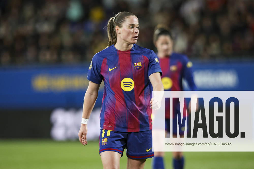 FC Barcelona, Barca Femeni V Madrid CFF - Liga F Moeve Ewa Pajor of FC Barcelona plays during the Liga F Moeve match between FC Barcelona Femeni and Madrid CFF at Estadi Johan Cruyff in Barcelona, Spain, on January 10, 2026. Barcelona Spain