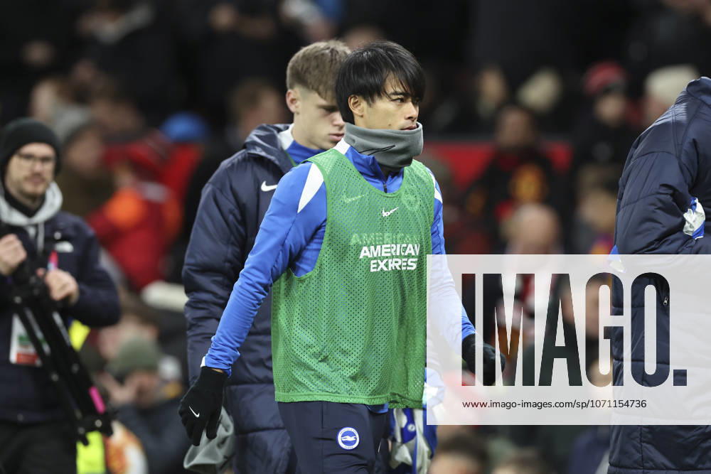 Manchester United, ManU v Brighton & Hove Albion, Emirates FA Cup Substitute Brighton & Hove Albion midfielder Kaoru Mitoma (22) during the Manchester United v Brighton & Hove Albion Emirates FA Cup Third Round match at Old Trafford, Manchester, England on 11 January 2026 Credit: Phil Duncan Every Second Media Editorial use only. All images are copyright Every Second Media Limited. No images may be reproduced without prior permission. All rights reserved. Premier League and Football League images are subject to licensing agreements with Football DataCo Limited. see https: www.football-dataco.com