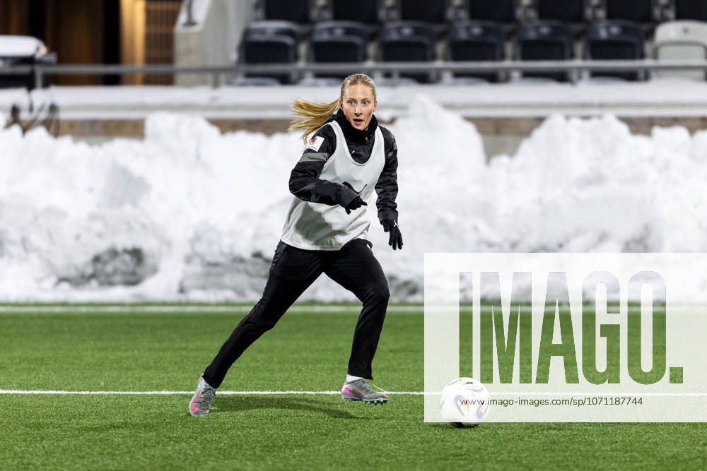 Häckens Josefine Baudou under en träning den 12 januari 2026 i Göteborg.