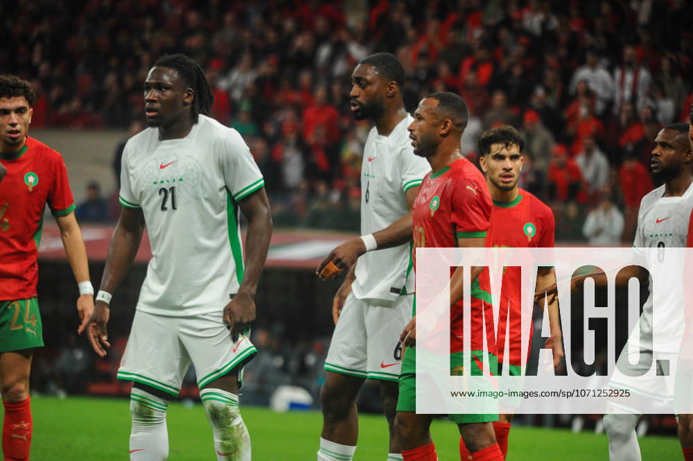 Nigeria and Morocco during the Africa Cup of Nations (AFCON) match between Nigeria and Morocco at Prince Moulay El Hassan Stadium on January 14th in Rabat, Morocco. Photo by Segun Ogunfeyitimi
