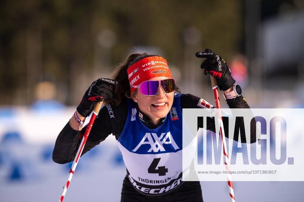Weltcup 2026 - Nordische Kombination in Oberhof Nordische Kombination: Langlauf Frauen 5 km Im Foto: Nathalie Armbruster 4 (GER, SV-SZ Kniebis 1928 e.V.) ( Deutschland Thueringen Oberhof