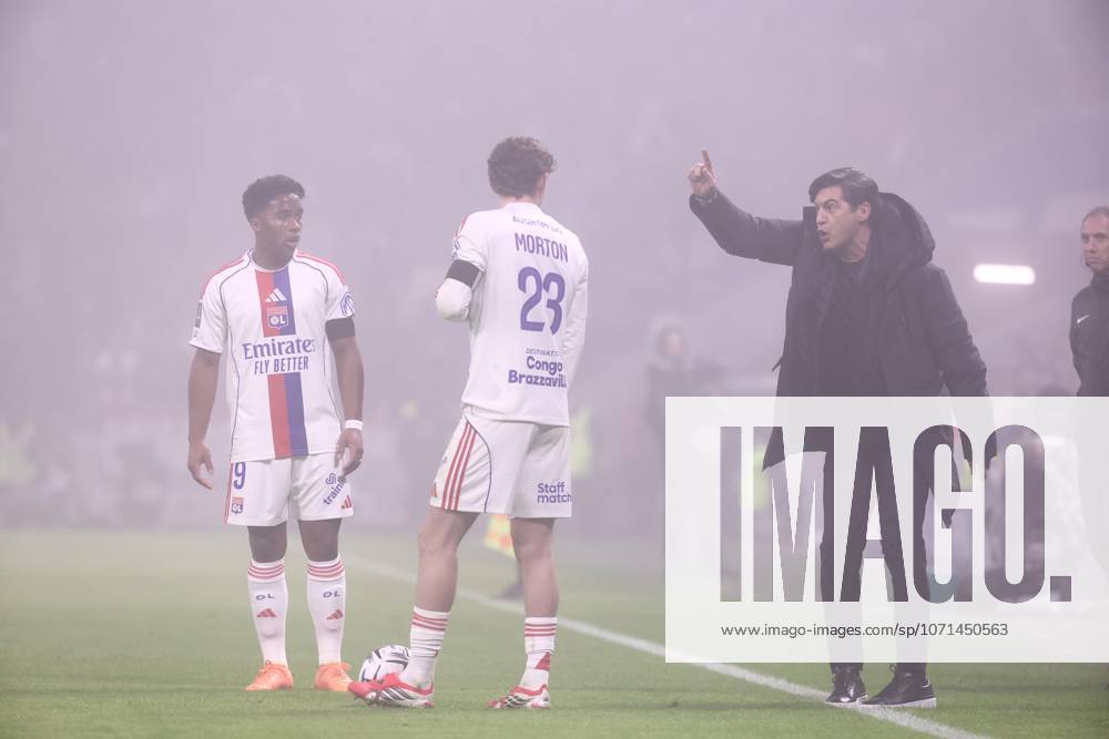 Endrick morton (tyler) fonseca (paulo) FOOT L1 2026 LYON-BREST (2-1) GROUPAMA STADIUM DECINES CHARPIEU FRANCE 18 01 2026 MARTIN ALEX DECINES CHARPIEU GROUPAMA STADIUM France GermanyxJapanxUKxFrancexBelgiumxOUT