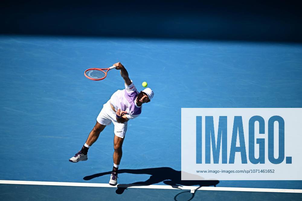 Borges (Nuno) TENNIS OPEN D AUSTRALIE GRAND CHELEM 2026 BORGES AUGER ALIASSIME ARENE JOHN CAIN MELBOURNE AUSTRALIE 18 01 2026 LAHALLE PIERRE MELBOURNE ARENE JOHN CAIN Australie GermanyxJapanxUKxFrancexBelgiumxOUT