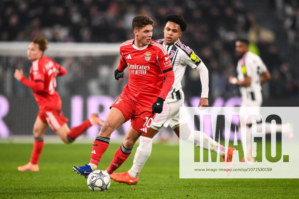 2026-01-21 Juventus FC v SL Benfica - UEFA Champions League 2025 26 League Phase MD7 TURIN, ITALY - JANUARY 21: Georgiy Sudakov of SL Benfica during the UEFA Champions League 2025 26 League Phase MD7 match between Juventus FC and SL Benfica at Allianz Stadium on January 21, 2026 in Turin, Italy. (Photo by Alberto Gandolfo BSR Agency) Turin Italy Content not available for redistribution in The Netherlands directly or indirectly through any third parties.