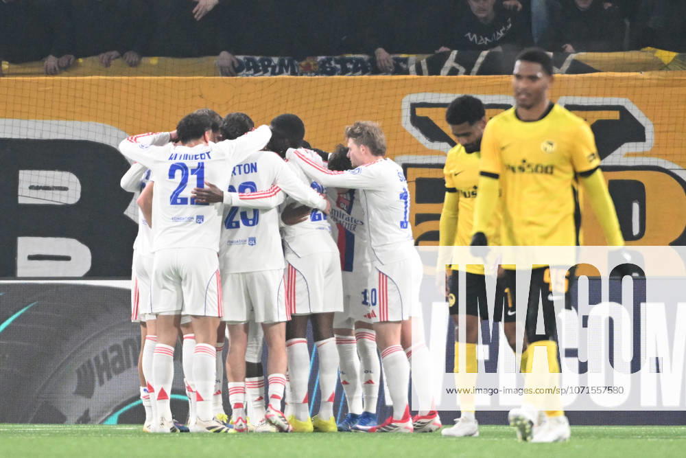 Ainsley Maitland-Niles of Olympique Lyonnais celebrating his Score 0:1 during the UEFA Europa League 2025 26 League Phase MD7 match between BSC Young Boys and Olympique Lyonnais at Stadion Wankdorf on January 22, 2026 in Bern, Switzerland. Bern Stadion Wankdorf Bern Switzerland