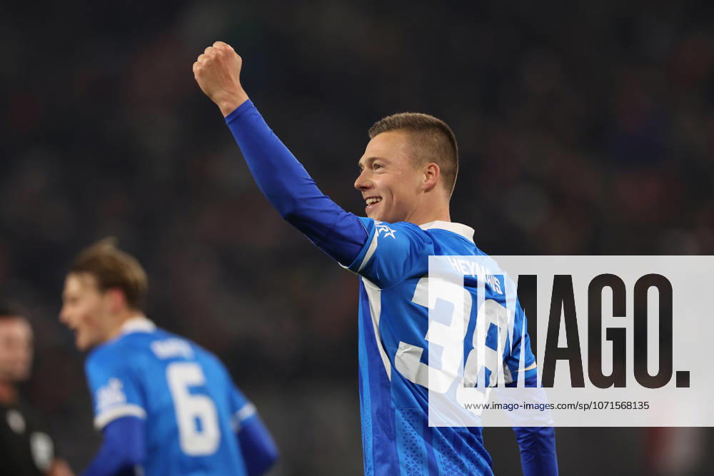 Daan Heymans of KRC Genk celebrates after scoring the goal during the match FC Utrecht vs KRC Genk at the De Galgenwaard for the UEFA Europa League season 2025-2026 in UTRECHT, Netherlands on 22 january 2026, (photo by Peter Lous EYE4images DeFodi Images) -