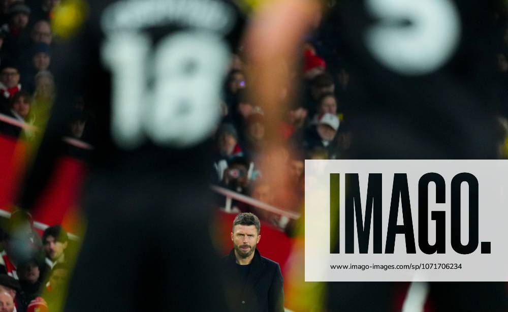 Manchester United, ManU manager Michael Carrick Arsenal v Manchester United, Premier League, Football, Emirates Stadium, London, UK - 25 Jan 2026London Emirates Stadium United Kingdom