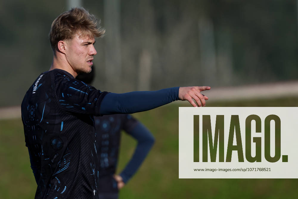 Napolis Rasmus Hojlund During training at the SSC Napoli sports center, Champions League Napoli - Chelsea Castel Volturno (CE) on January 27, 2026