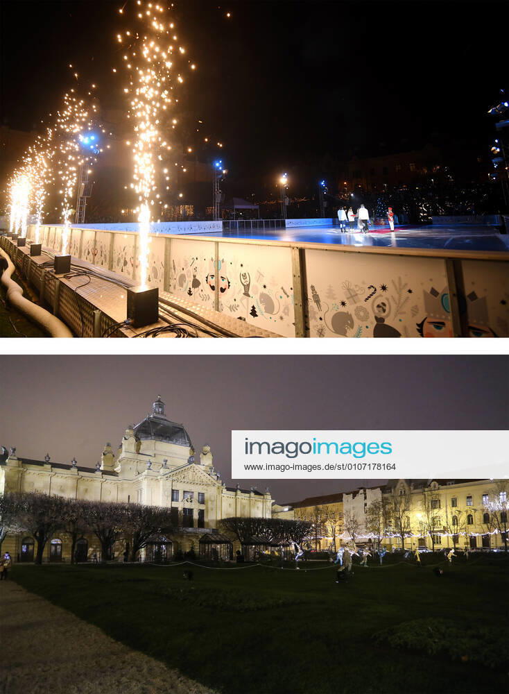 PXL_Combo of last year s and this year s Advent in Zagreb Combo of last year s and this year s Advent in Zagreb, Croatia on November 29, 2020. LukaxStanzl PIXSELL