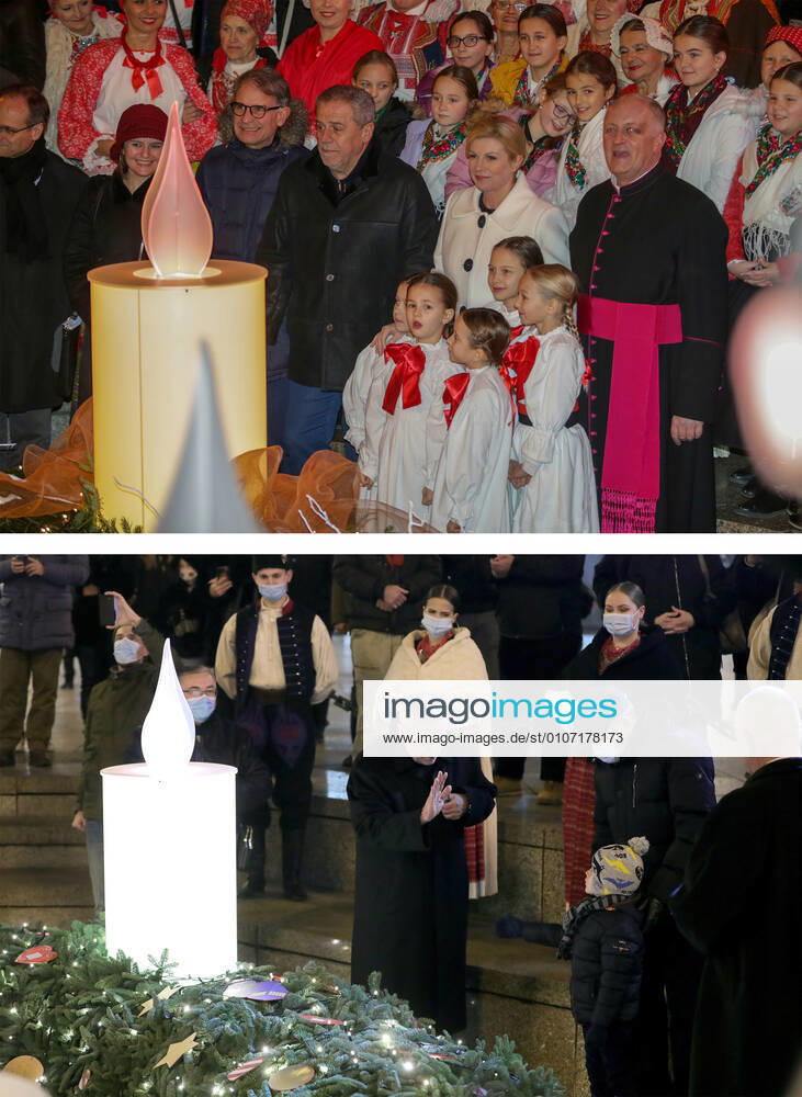 PXL_Combo of last year s and this year s Advent in Zagreb Combo of last year s and this year s Advent in Zagreb, Croatia on November 29, 2020. LukaxStanzl PIXSELL
