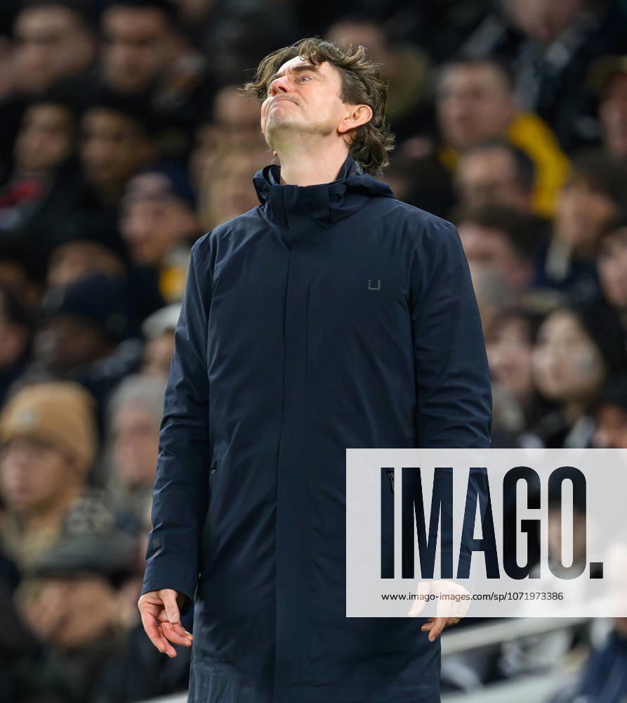 01 Feb 2026 - Tottenham v Manchester City - Premier League - Tottenham Hotspur Stadium - London. Tottenham v Manchester City - Premier League - Tottenham Hotspur Stadium - London. Tottenham Manager Thomas Frank. Picture : Mark Pain LONDON England