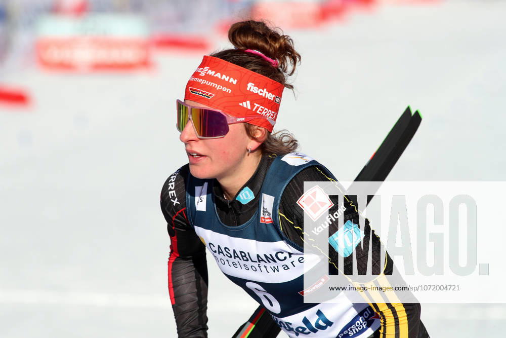 FIS NORDIC COMBINED WORLD CUP, Weltcup Nordische Kombination, Nordic Triple, Seefeld, Langlauf, Frauen ARMBRUSTER Nathalie (GER) Kopf, Oberkörper