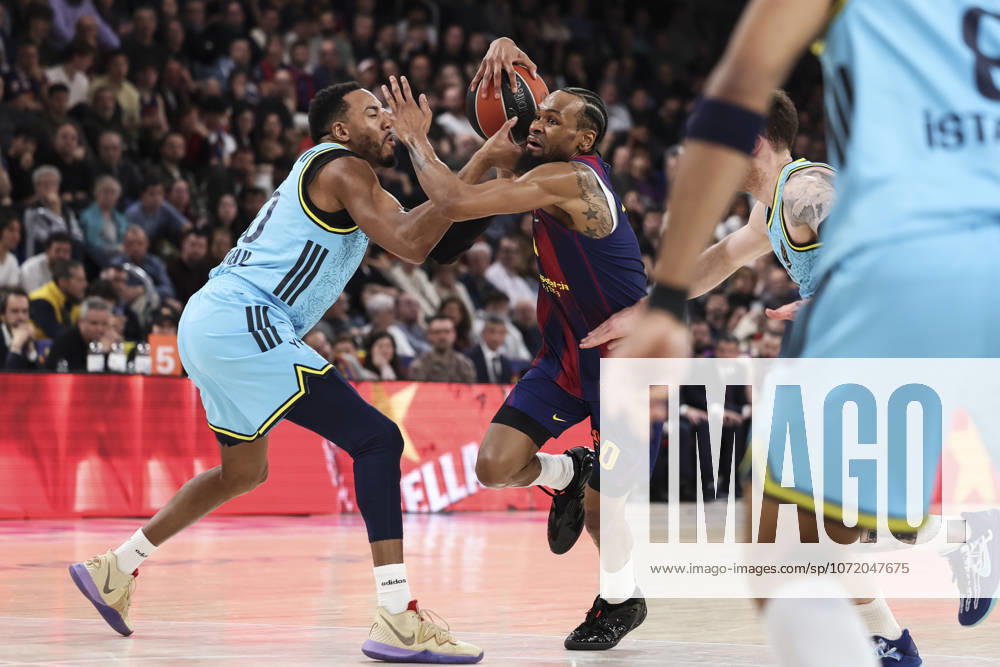 Kevin Punter of FC Barcelona, Barca in action during the EuroLeague Regular Season Round 26 match played between FC Barcelona and Fenerbahce Beko Istanbul at Palau Blaugrana on February 03, 2026 in Barcelona, Spain. Barcelona Spain - ZUMAa181 20260203_zaa_a181_139