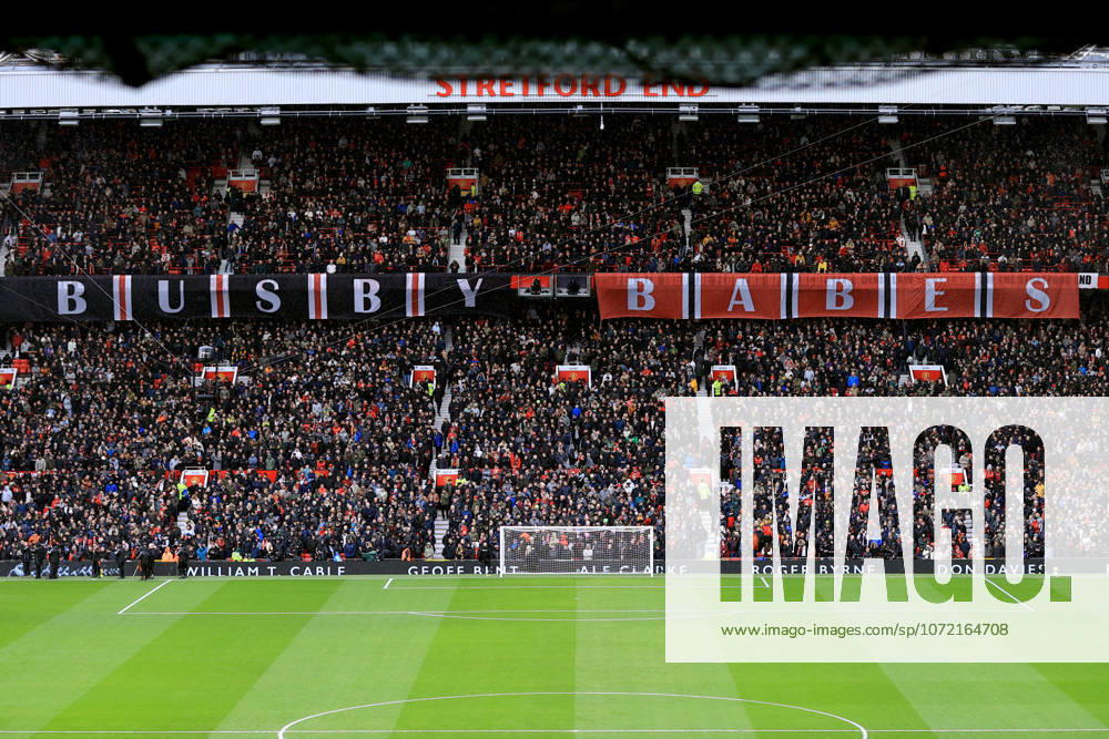 Manchester United, ManU v Tottenham Hotspur 07 February 2026 Manchester - Premier League football - Manchester United v Tottenham Hotspur - an Old Trafford tribute to the Busby Babes on the anniversary of the Munich Air disaster in 1958 - (Photo by Simon Stacpoole) Manchester UK