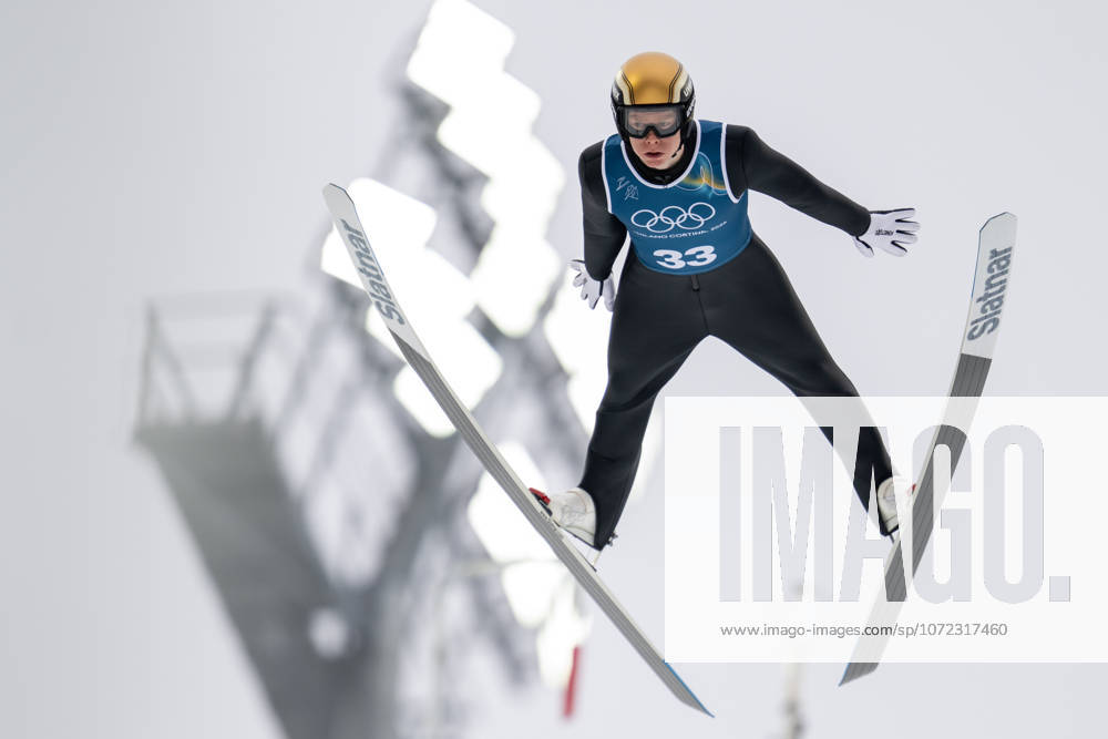 OLYMPICS - Winter Olympic Games, Olympische Spiele, Olympia, OS Milano Cortina 2026 VAL DI FIEMME,ITALY,09.FEB.26 - OLYMPICS, NORDIC SKIING, NORDIC COMBINED, Ski jumping, Skispringen, Ski, nordisch Winter Olympic Games Milano Cortina 2026, normal hill, training, men. Image shows Einar Luraas Oftebro (NOR). GEPAxpictures xOliverxLerch