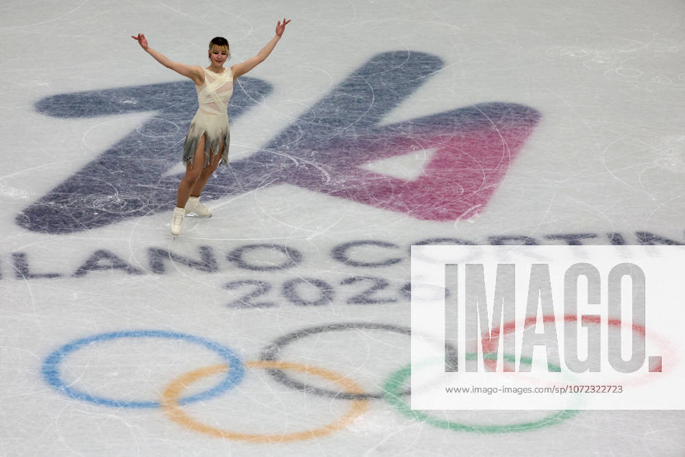 Alysa Liu of Team United States competes in women s singles short program during the Milano Cortina 2026 Olympic Winter games, Winterspiele,Spiele, Summer games at Milano Ice Skating Arena. Olympics 2026: Milano Cortina: Figure skating, Eiskunstlauf - ZUMAm117 20260206_oly_m117_306