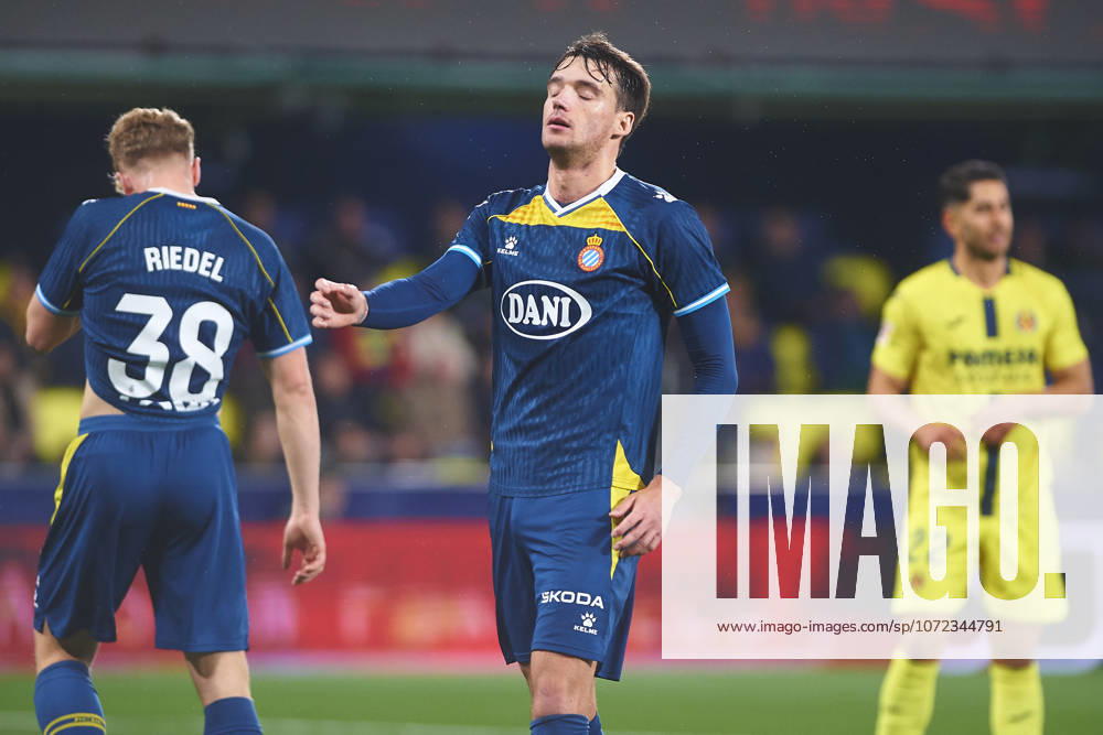 Urko Gonzalez (RCD Espanyol) during the LaLiga EA Sports match between Villarreal CF and Espanyol Barcelona at Estadio de la Ceramica on February 9, 2026 in Villarreal, Spain. (Photo by Maria Jose Segovia DeFodi Images) -