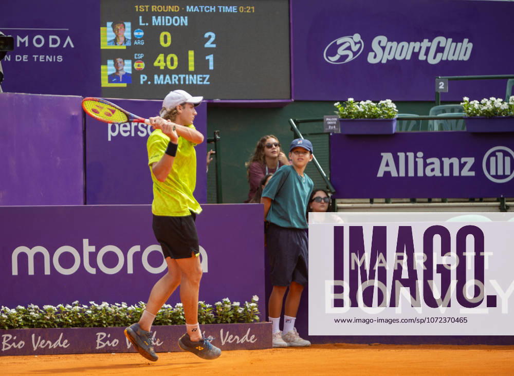 TENNIS - Internazionali di Tennis - Argentina Open 2026 - ATP, Tennis Herren Buenos Aires (day 1) Player Lautaro Midon hitting ball at Argentina Open 2026 (ATP Buenos Aires at Lawn Tennis Club) during Argentina Open 2026 - ATP Buenos Aires (day 1), International Tennis match in Buenos Aires, Argentina, February 09 2026 Buenos Aires Argentina