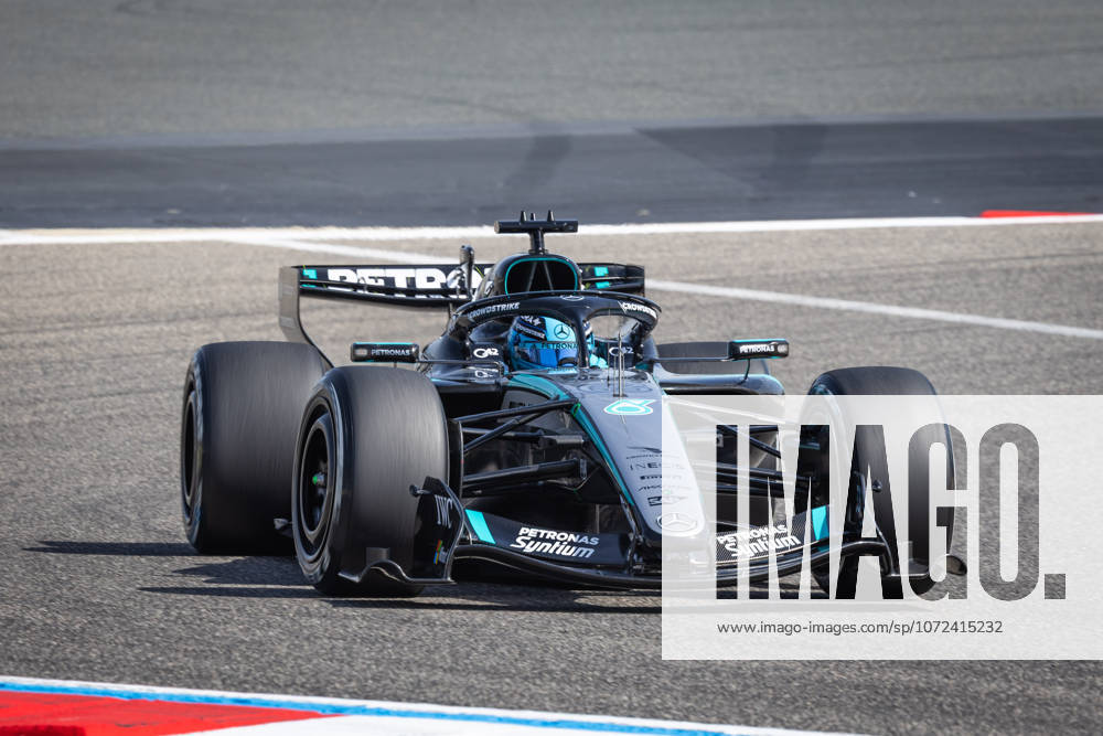 George Russell (UK, Mercedes-AMG Petronas F1 Team, 63) BHR, Formel 1 Weltmeisterschaft, Formel 1 Testfahrten, Bahrain international Circuit, 11.02.2026 BHR, Formel 1 Weltmeisterschaft, Formel 1 Testfahrten, Bahrain international Circuit