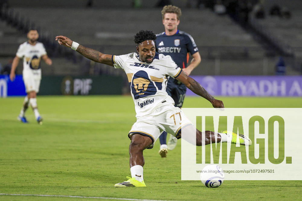 CONCACAF CHAMPIONS CUP 2026 CONCACAF CHAMPIONS CUP 2026 PUMAS VS SAN DIEGO FC 10022026 MEXICO CITY, MEXICO. Action photo of Alvaro Angulo of Pumas UNAM of the Liga BBVA MX, during round 1 game of the CONCACAF Champions Cup 2026 at the Estadio Olimpico Ciudad Universitaria of Mexico City. Foto de accion de Alvaro Angulo de Pumas UNAM de la Liga BBVA MX, durante juego de la ronda 1 de la CONCACAF Champions Cup 2026, celebrado en el Estadio Olimpico de Ciudad Universitaria de la Ciudad de Mexico. Photo by IMAGENSHOP AGENCIA FOTOGRAFICA MEXICO CITY MEXICO CITY MEXICO