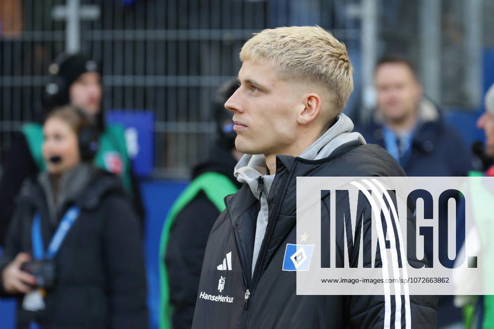 2026.02.14 Fussball 1. Bundesliga Hamburger Sportverein - 1.FC Union Berlin v.l. Albert Groenbaek (Hamburger SV ,23) (DFL regulations prohibit any use of photographs as image sequences and or quasi-video.