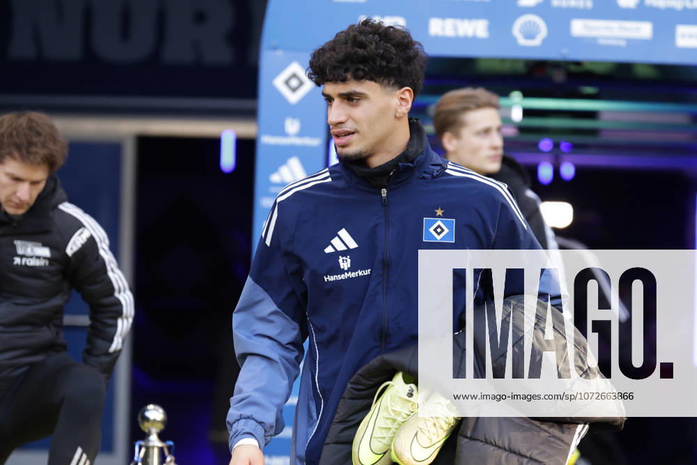 2026.02.14 Fussball 1. Bundesliga Hamburger Sportverein - 1.FC Union Berlin v.l. Omar Megeed (Hamburger SV ,39) (DFL regulations prohibit any use of photographs as image sequences and or quasi-video.