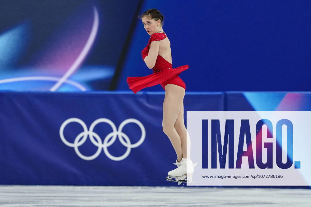 LEVITO Isabeau competing in the Olympic Figure skating, Eiskunstlauf Women Single Skating Short Program for the Milano Cortina 2026 Winter Olympics, in Milan (Italy) February 14, 2026 (Photo Claudio Furlan LaPresse)