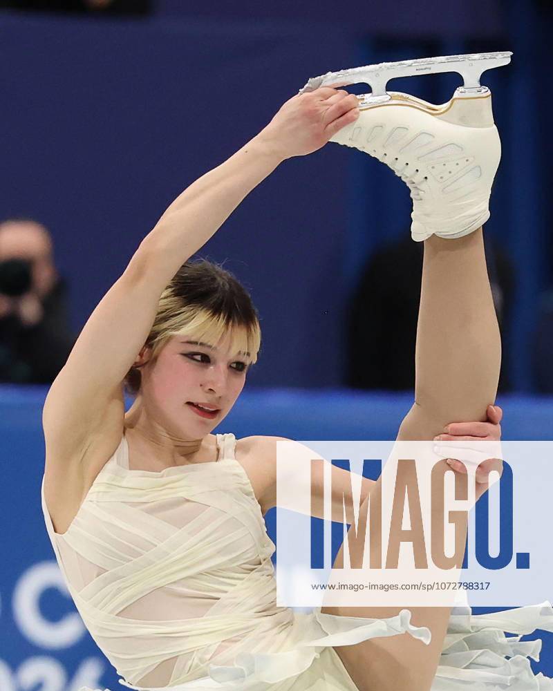 Alysa Liu of Team United States competes in the womens ice skating short program during the Milano Cortina 2026 Olympic Winter games, Winterspiele,Spiele, Summer games at Milano Ice Skating Arena. Olympics 2026: Milano Cortina: Figure skating, Eiskunstlauf Womens Singles Short Program - ZUMAm117 20260217_oly_m117_082
