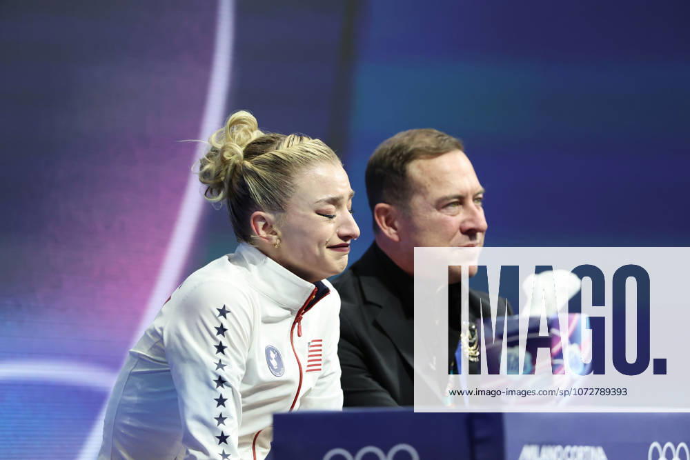 Amber Glenn of Team United States competes in the womens ice skating short program during the Milano Cortina 2026 Olympic Winter games, Winterspiele,Spiele, Summer games at Milano Ice Skating Arena. Milan Italy - ZUMAm117 20260217_oly_m117_070