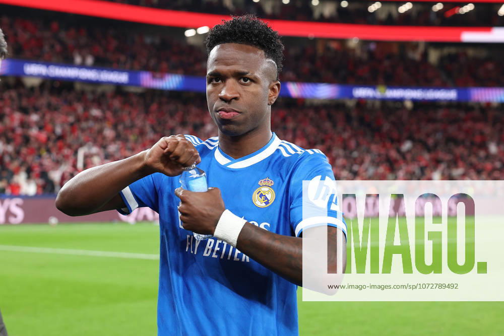 FBL-UEFA Champions League 2025-26 SL Benfica - Real Madrid Vinicius Junior (Real Madrid) before UEFA Champions League 2025-26 KO play-offs match between Lisboa e Benfica and Real Madrid at Estadio da Luz on Thursday 17 February 2026 in Lisbon, Portugal