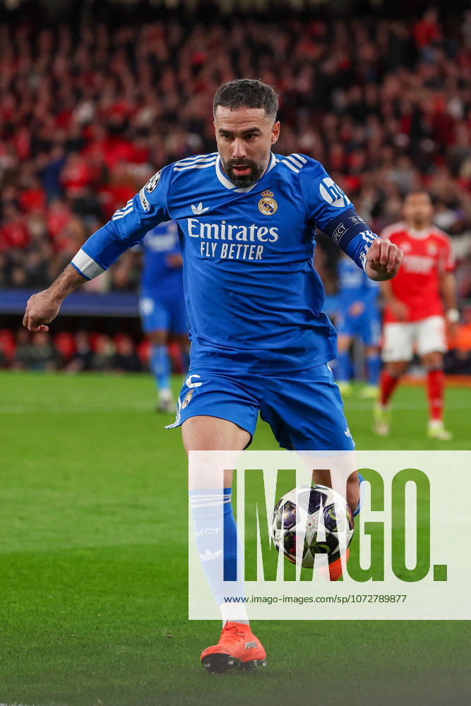 FBL-UEFA Champions League 2025-26 SL Benfica - Real Madrid Daniel Carvajal (Real Madrid) in action, with the ball during UEFA Champions League 2025-26 KO play-offs match between Lisboa e Benfica and Real Madrid at Estadio da Luz on Thursday 17 February 2026 in Lisbon, Portugal