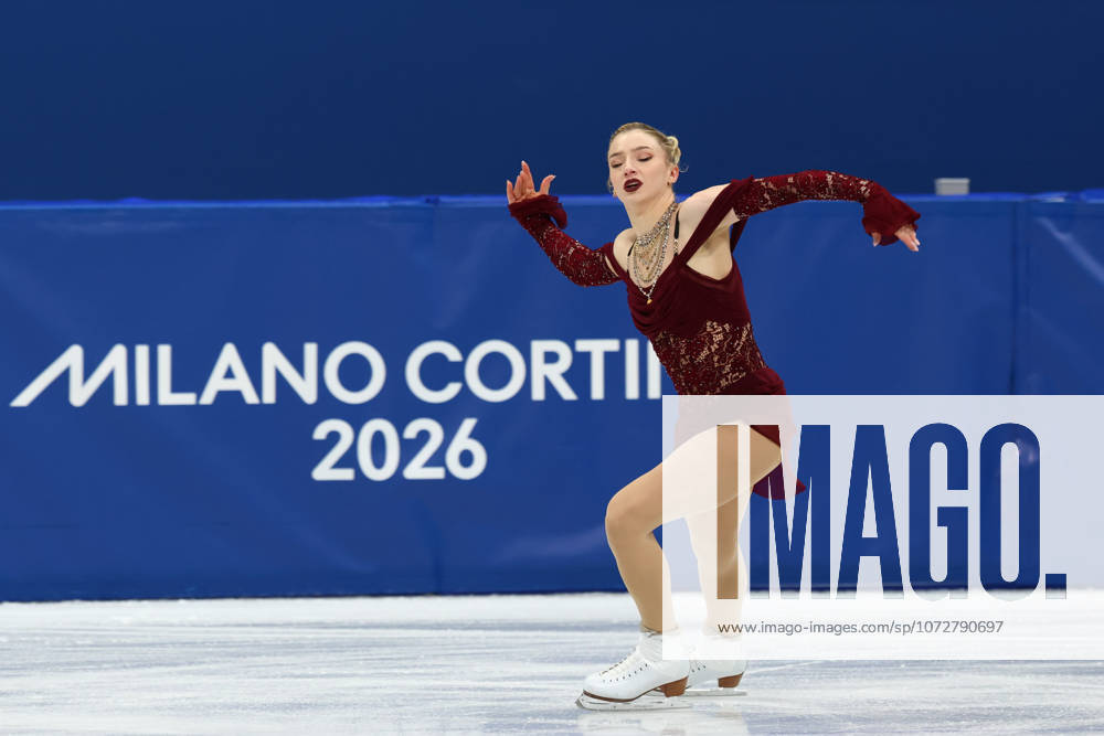 AMBER GLENN of USA skates her Women s Single Skating free program in the Figure skating, Eiskunstlauf at the Milano Cortina 2026 Winter Olympic Games, Olympische Spiele, Olympia, OS With a score of 67.39 points, AMBER is 13th after the short program. Milan Italy - ZUMAc179 20260217_oly_c179_399