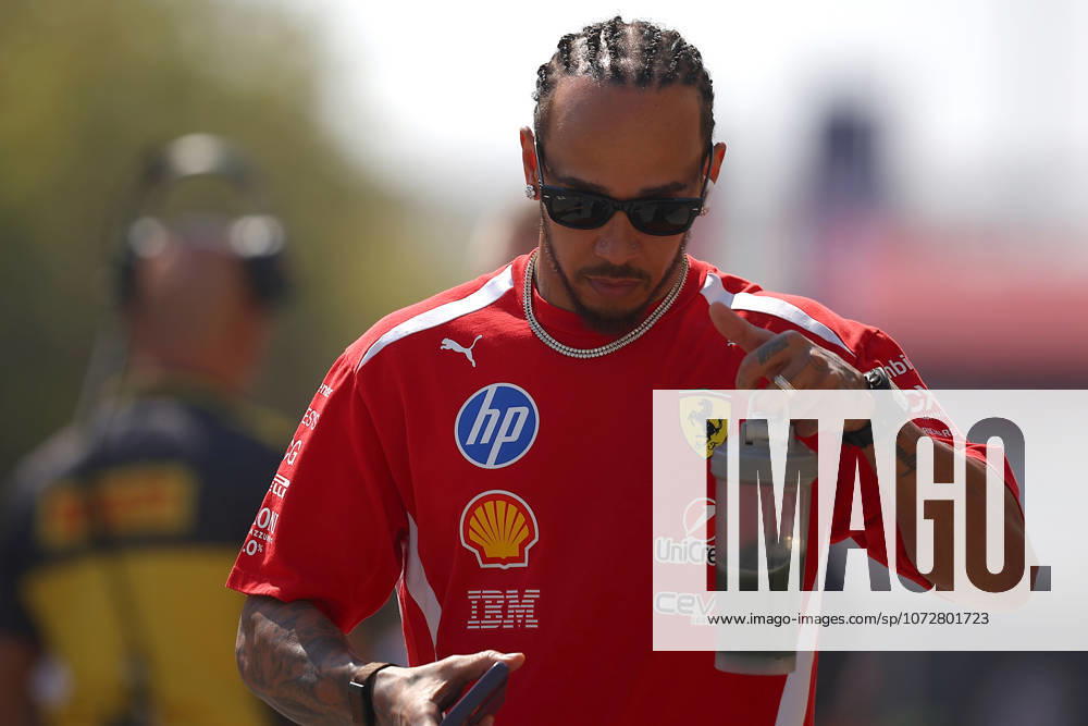 Formula One Pre Season test 2026 Lewis Hamilton of Scuderia Ferrari HP looks on in the Paddock during Day 4 of Formula 1 Pre-Season Test 2026 at Bahrain International Circuit on February 18, 2026 in Sakhir, Bahrain. Sakhir Bahrain International Circuit Bahrain