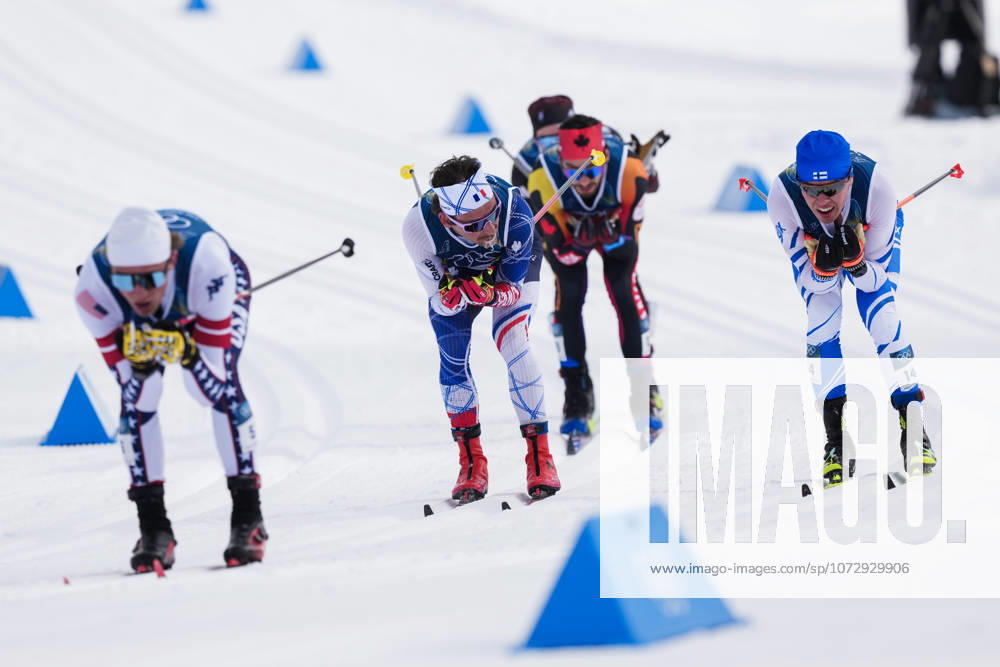 Winter Olympics in Milan Cortina 2026 Val di Fiemme, Italy 20260221 Hugo Lapalus from France and Arsi Ruuskanen from Finland during cross country skiing 50 km Classic Men Tesero CC Stadium during the Winter Olympics in Milan Cortina 2026 Photo Lise Aserud NTB Val di Fiemme Italy RESTRICTED USE FOR BETTING COMPANIES