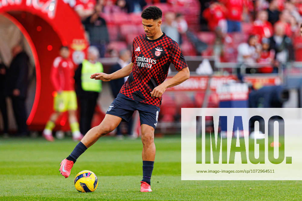 Alexander Bah seen during Liga Portugal game between SL Benfica and AFS Aves (Luis Loureiro Ball Raw Images) Lisbon Estadio da Luz Portugal
