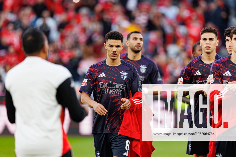 Alexander Bah seen during Liga Portugal game between SL Benfica and AFS Aves (Luis Loureiro Ball Raw Images) Lisbon Estadio da Luz Portugal