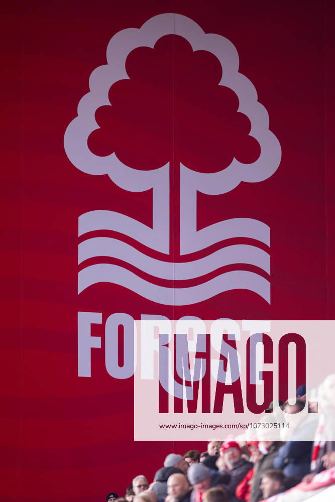 Football - FA Premier League - Nottingham Forest FC v Liverpool FC NOTTINGHAM, ENGLAND - Sunday, February 22, 2026: Nottingham Forest badge on a hoarding before the FA Premier League match between Nottingham Forest FC and Liverpool FC at the City Ground. (Photo by David Rawcliffe Propaganda) NOTTINGHAM City Ground NOTTINGHAMSHIRE ENGLAND
