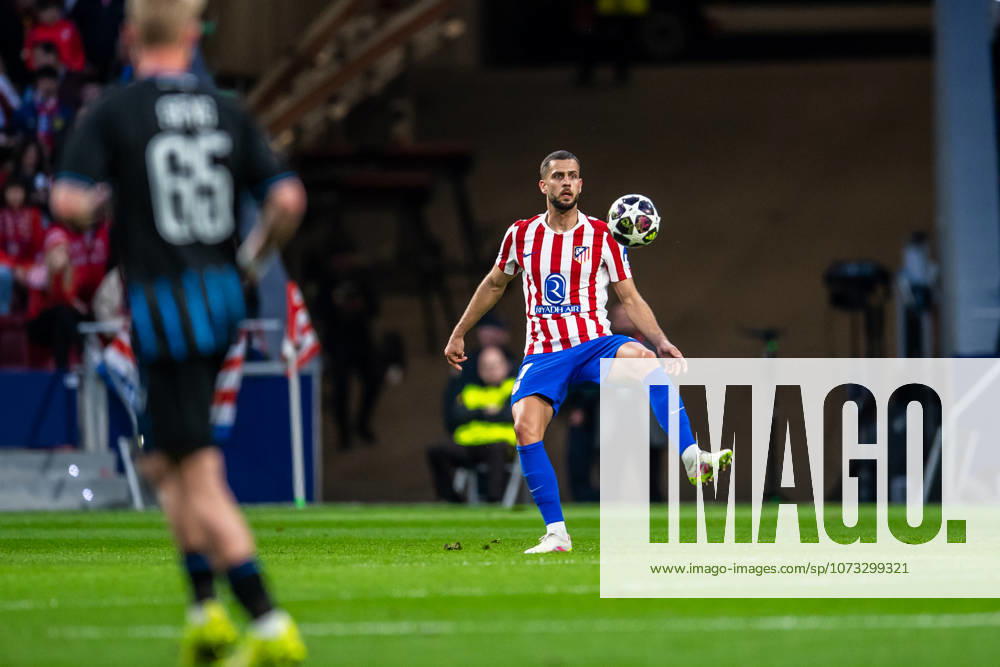 Atletico Madrid v Club Brugge, UEFA Champions League, Madrid, Spain Madrid, Spain. 24th, February 2026. David Hancko of Atletico de Madrid in action during the UEFA Champions League 2025 26 Knockout Play-off Second Leg match between Atletico de Madrid and Club Brugge KV at Estadio Civitas Metropolitano in Madrid. Spain, Madrid, Estadio Metropolitano