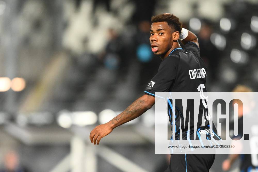 Sporting Charleroi v Club Brugge - Jupiler Pro League CHARLEROI, BELGIUM - MARCH 01 : Onyedika Nwadike Raphael midfielder of Club Brugge shows dejection after missing an opportunity during the Jupiler Pro League match between Sporting Charleroi and Club Brugge on March 1, 2026 in Charleroi, Belgium, 01 03 2026 Charleroi Belgium