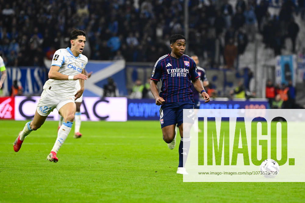 Endrick (OL) - Ligue 1 McDonald s match between Olympique de Marseille and Olympique Lyonnais on March 1, 2026 at the Orange Velodrome Stadium in Marseille.