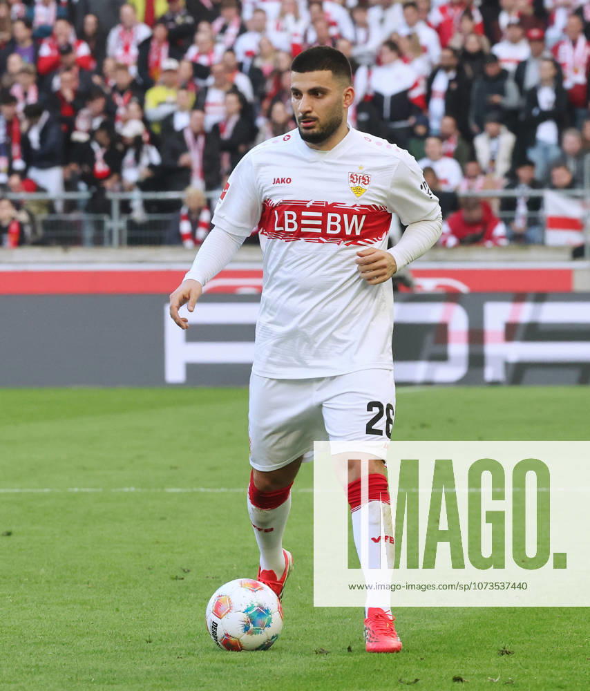 Stuttgart, Fußball Bundesliga, 20. Spieltag, VfB Stuttgart vs. VfL Wolfsburg, Deniz Undav ( VfB )