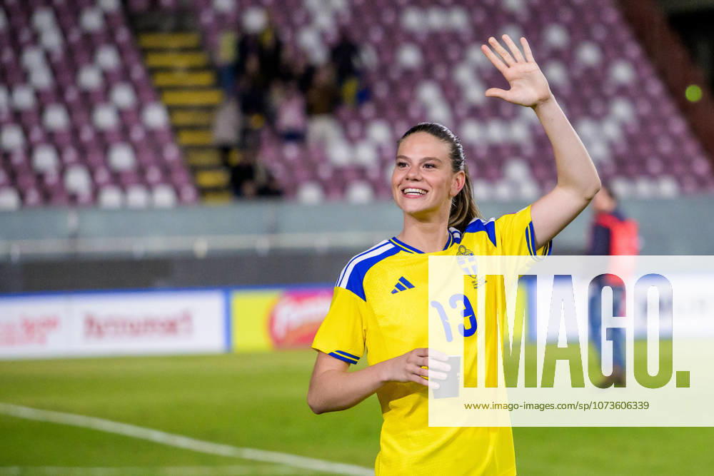 Bella Andersson of Sweden after the Women s FIFA World Cup, WM, Weltmeisterschaft, Fussball Qualifier football match between between Italy and Sweden on March 3, 2026 in Reggio Calabria. Photo: Ludvig Thunman BILDBYRAN kod LT LT0780 fotboll football soccer fotball vm-kval kval fifa womens world cup qualifier qualifier italien italy sverige sweden dam bbeng