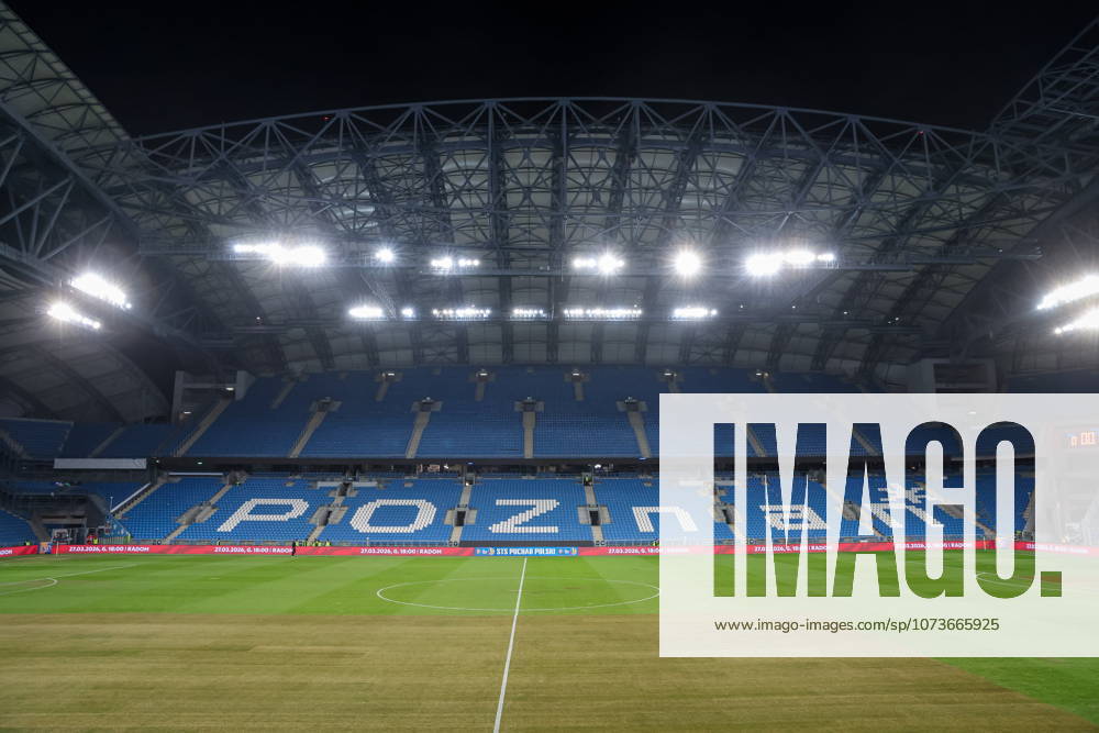 2026.03.04 Poznan Pilka nozna 1 4 finału STS Puchar Polski sezon 2025 2026 Lech Poznan - Gornik Zabrze N z Enea Stadion widok trybuny Foto Pawel Jaskolka PressFocus 2026.03.04 Poznan Football 1 4 Polish National Cup season 2025 2026 Lech Poznan - Gornik Zabrze Credit: Pawel Jaskolka PressFocus NEWSPIX.PL --- newspix.pl
