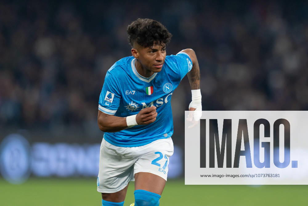 SSC Napoli v Torino FC - Serie A Enilive Alisson Santos of SSC Napoli celebrates after scoring first goal during the serie Serie A Enilive match between SSC Napoli and Torino FC at Stadio Diego Armando Maradona on March 6, 2026 in Naples, Italy Naples Stadio Diego Armando Maradona Naples Italy