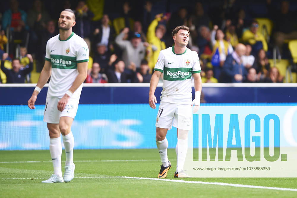 German Valera (Elche CF) during the LaLiga EA Sports match between Villarreal CF and Elche CF at Estadio de la Ceramica on March 8, 2026 in Villarreal, Spain. (Photo by Maria Jose Segovia DeFodi Images) -