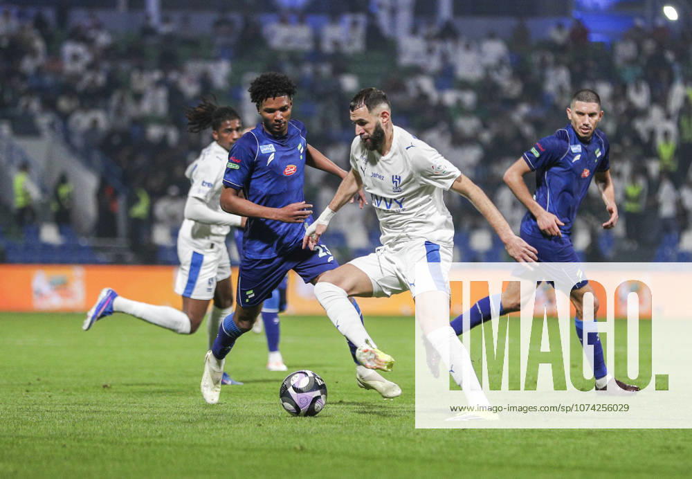 Saudi-Arabien: Fussball Saudi Pro League 2025 2026, 26. Spieltag - Al Fateh FC vs 1Al Hilal - Maydan Tamweel Aloula (Saudi Arabien): Karim Benzema (Al Hilal, 90) Wesley Delgado (Al Fateh, 23)