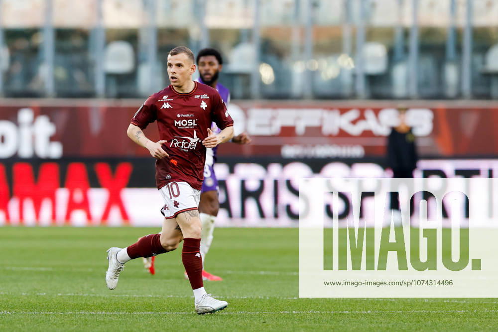 FC Metz v Toulouse FC - Ligue 1 McDonald s 2025 2026 10 Gauthier HEIN (fcm) during the Ligue 1 McDonald s match between Metz and Toulouse at Stade Saint-Symphorien on March 15, 2026 in Metz, France. Metz France