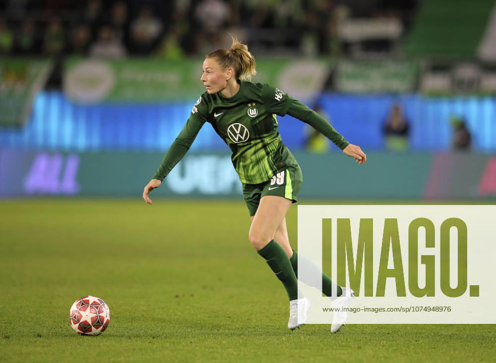 Foto : Sarai LINDER (Wolfsburg) Fussball Championsleague der Frauen am Di. 24.03.2026 Viertelfinale VfL Wolfsburg - Olympique Lyon