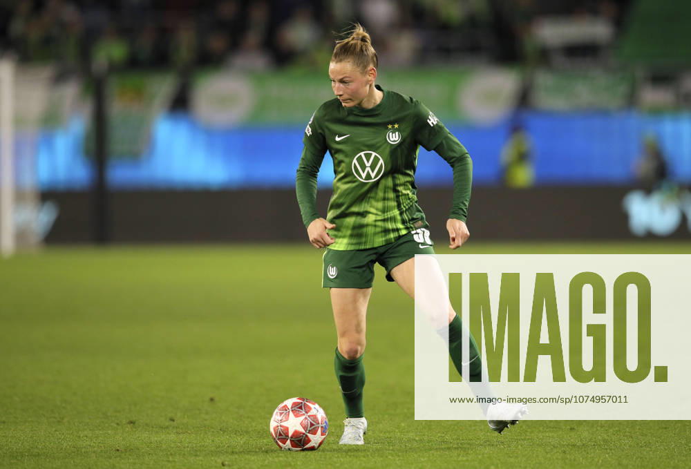 Foto : Sarai LINDER (Wolfsburg) Fussball Championsleague der Frauen am Di. 24.03.2026 Viertelfinale VfL Wolfsburg - Olympique Lyon